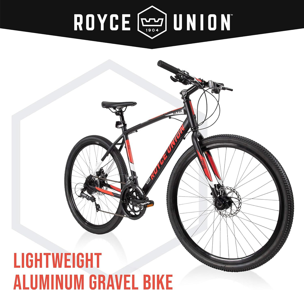 27.5" Gravel Bike with 19" Aluminum Frame, 16 Speed, Disc Brakes T922