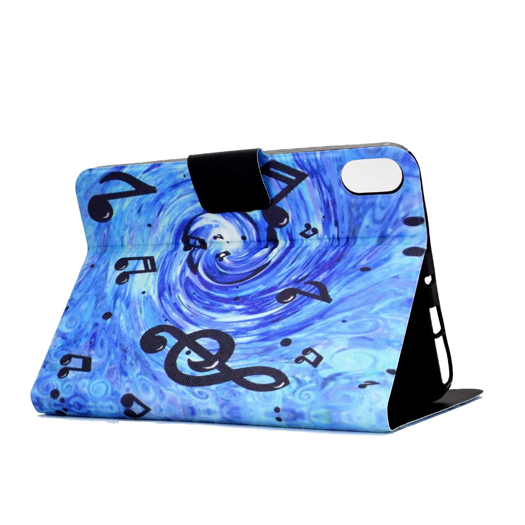 Colorful Painting Multi-Angle Viewing Folio Wallet Smart Cover for iPad 10th Generation 10.9 Inch Case K606635
