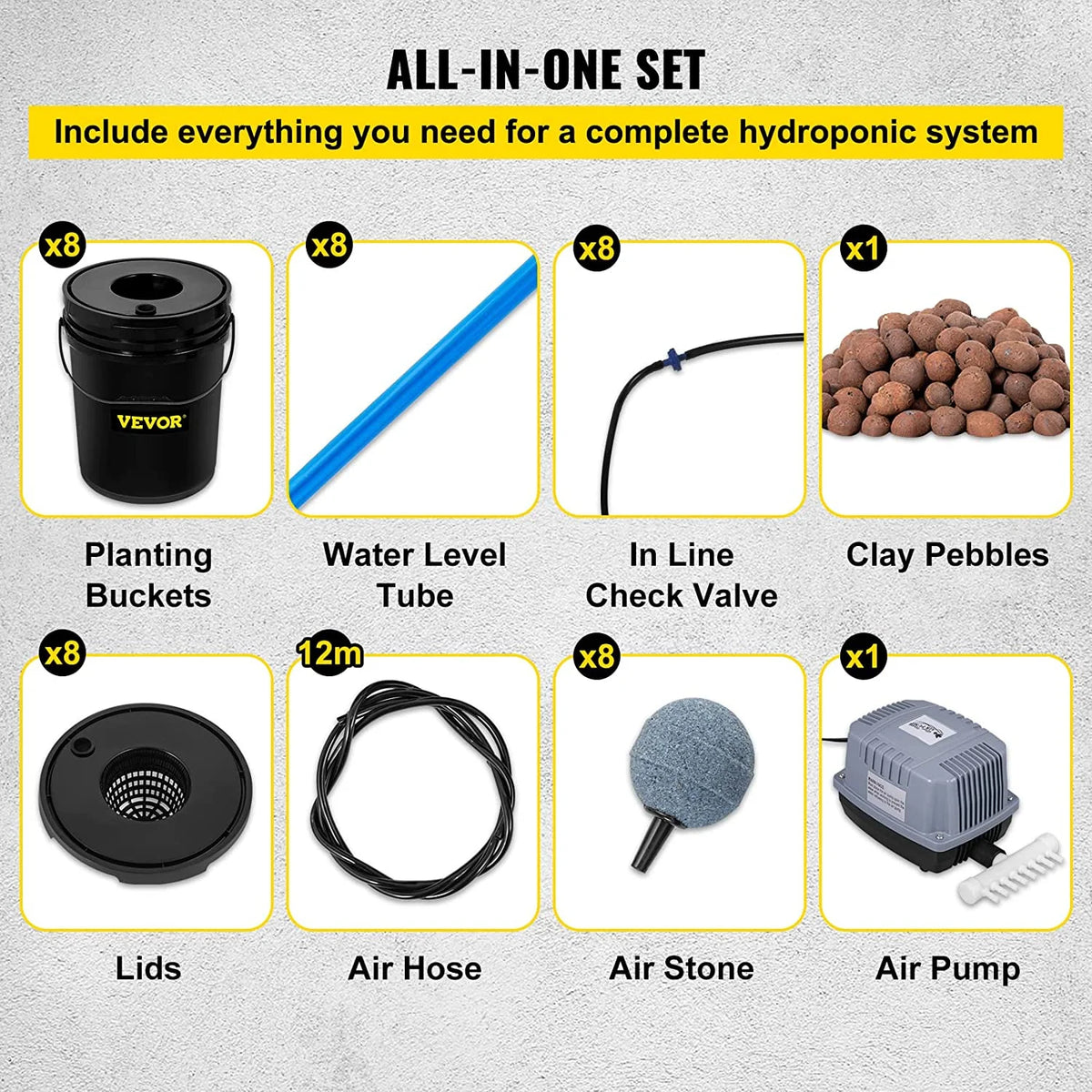 5 gal DWC Hydroponic System R279203