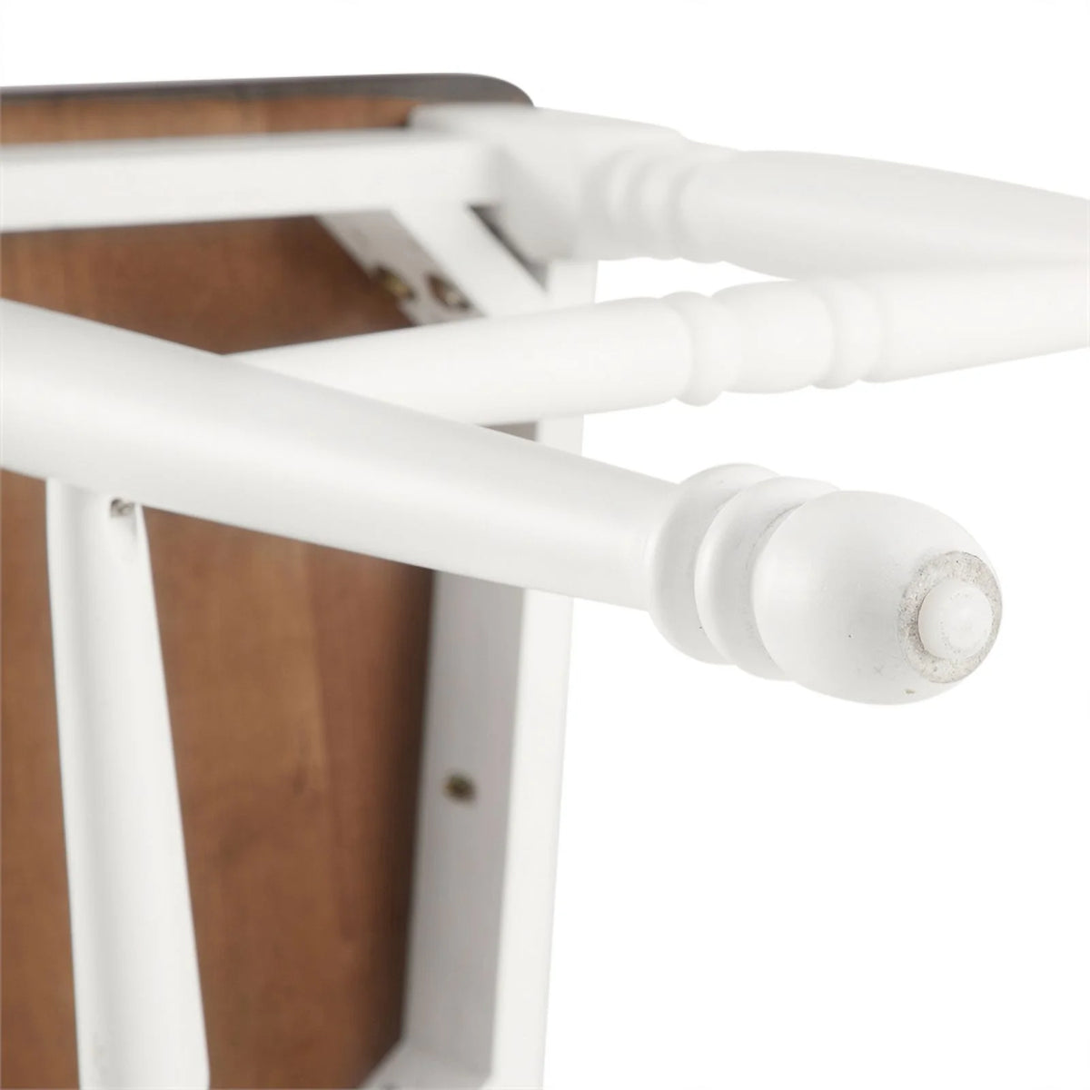 White Wood Dining Chair Set of 4 D192