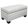 Zig Zag Storage Ottoman B27386