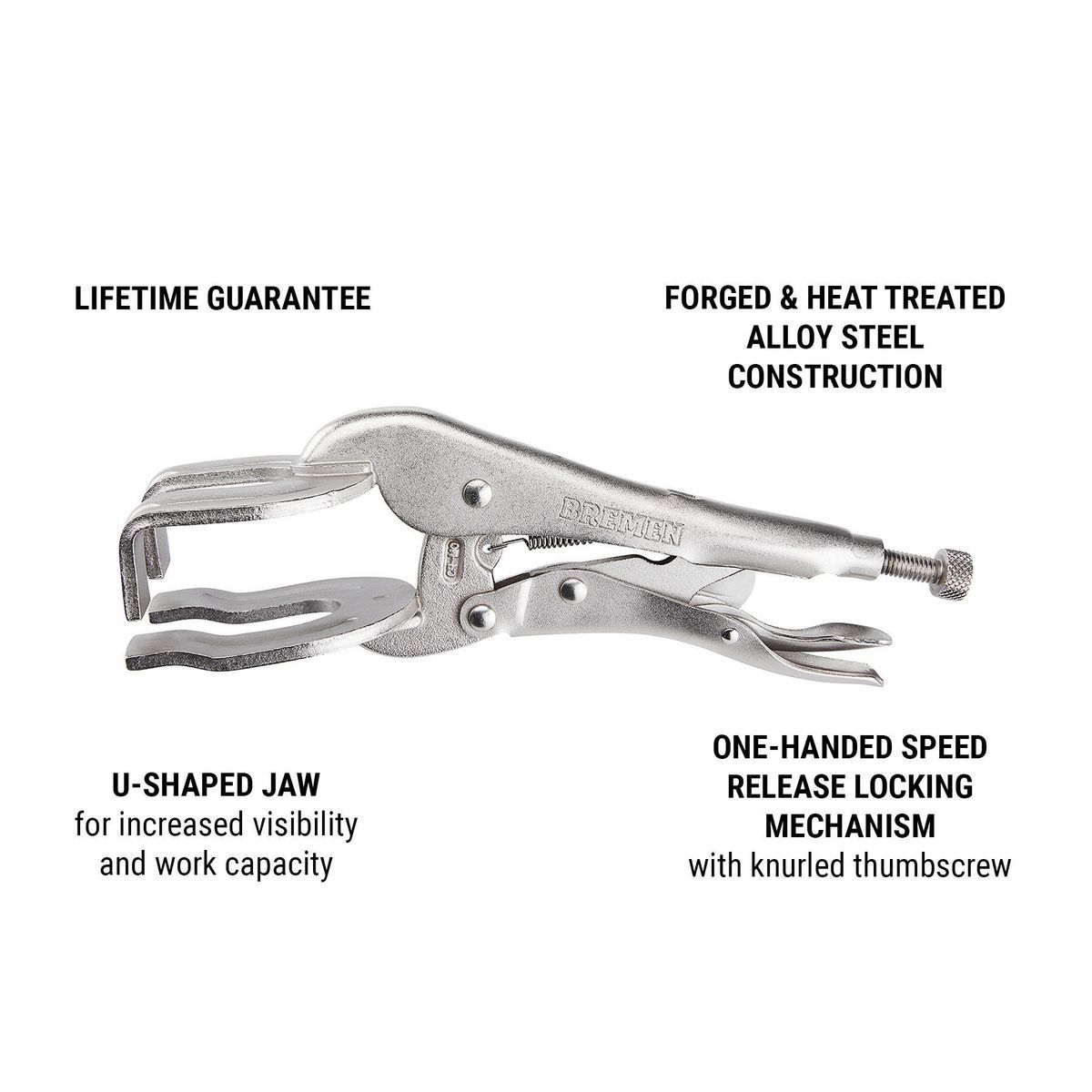 9 in. Locking Welding Clamp Y537