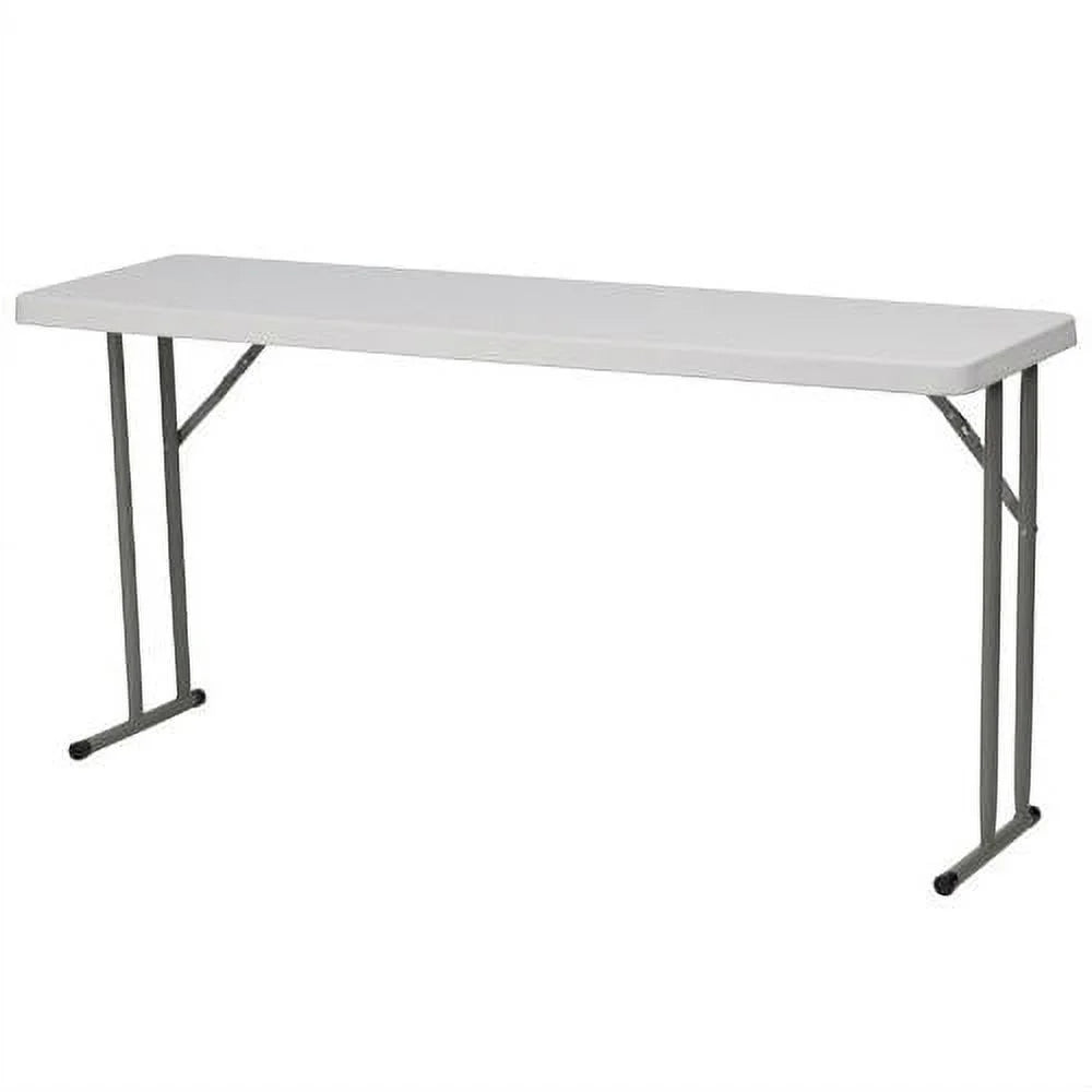 White 60-inch Folding Table Y231752