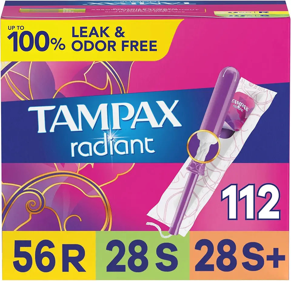 Multipack Tampons Regular Super Super Plus Absorbency Unscented 112 Count M3520