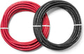 6 Gauge Extra Flexible Welding Cable 600 Volt Combo Pack - Black+Red 25 Feet of Each H4520