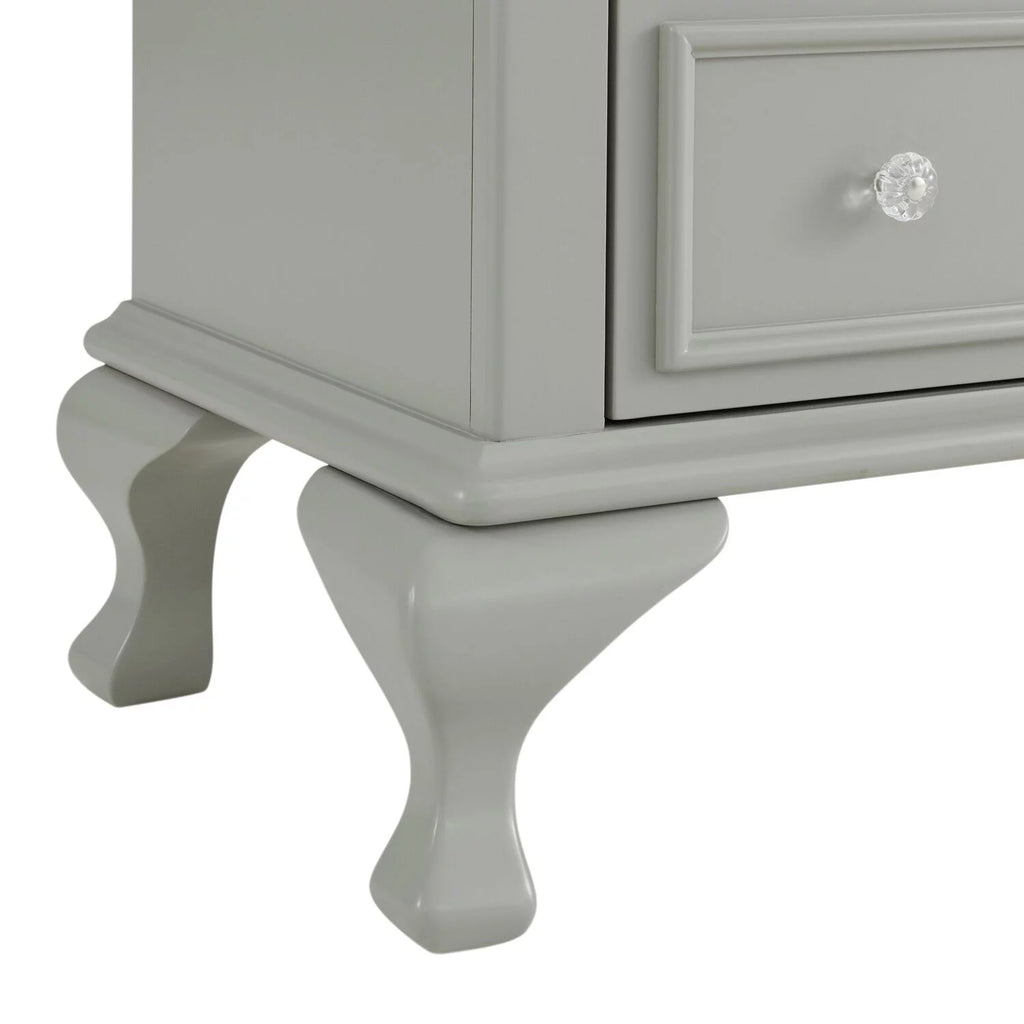 Grey 6PC Twin Panel Bedroom Set D96403