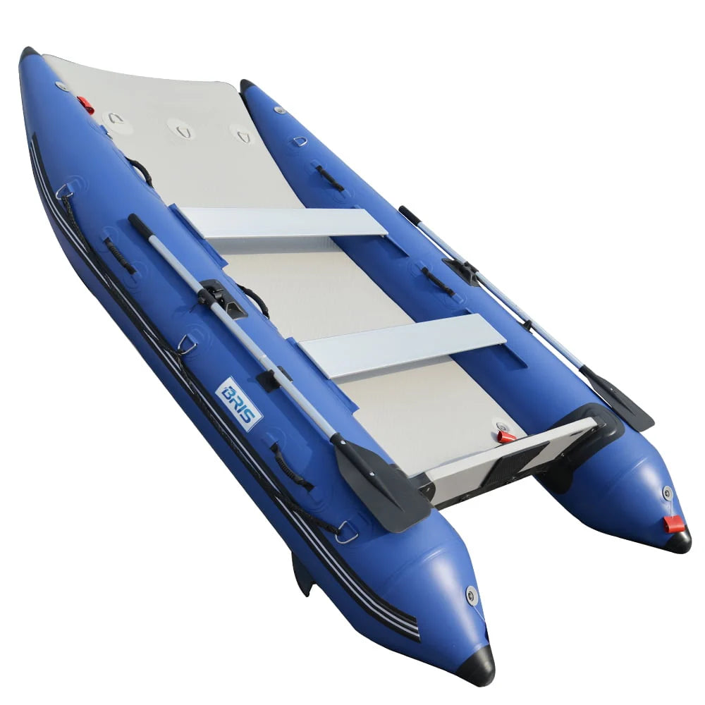 11 ft Inflatable Catamaran Boat Blue F166