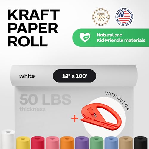 Brown Kraft Paper Roll 24" x 1800" with Cutter I7244