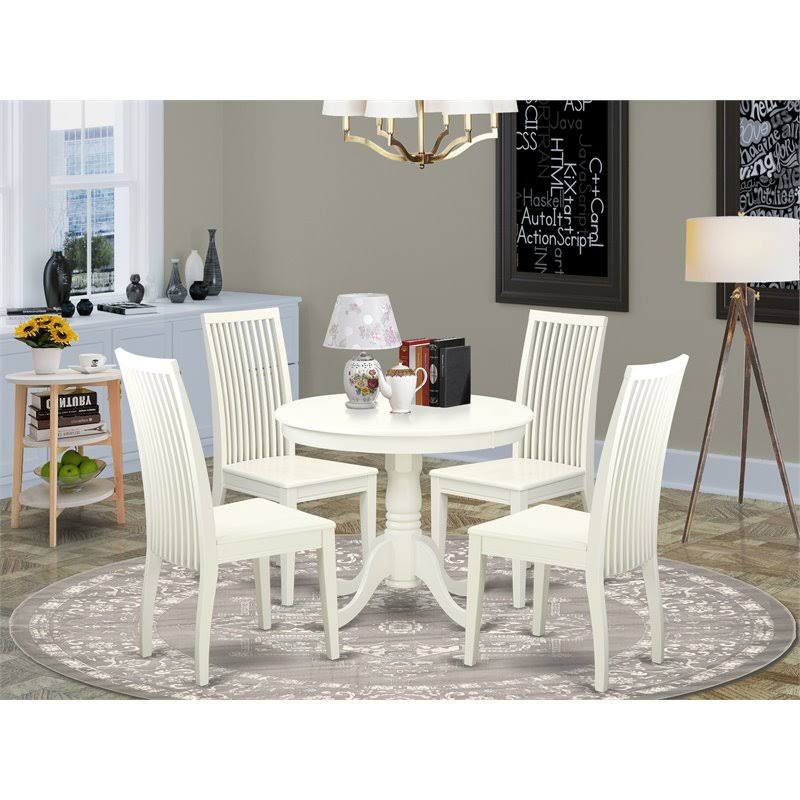 Linen White Dining Room Set M425