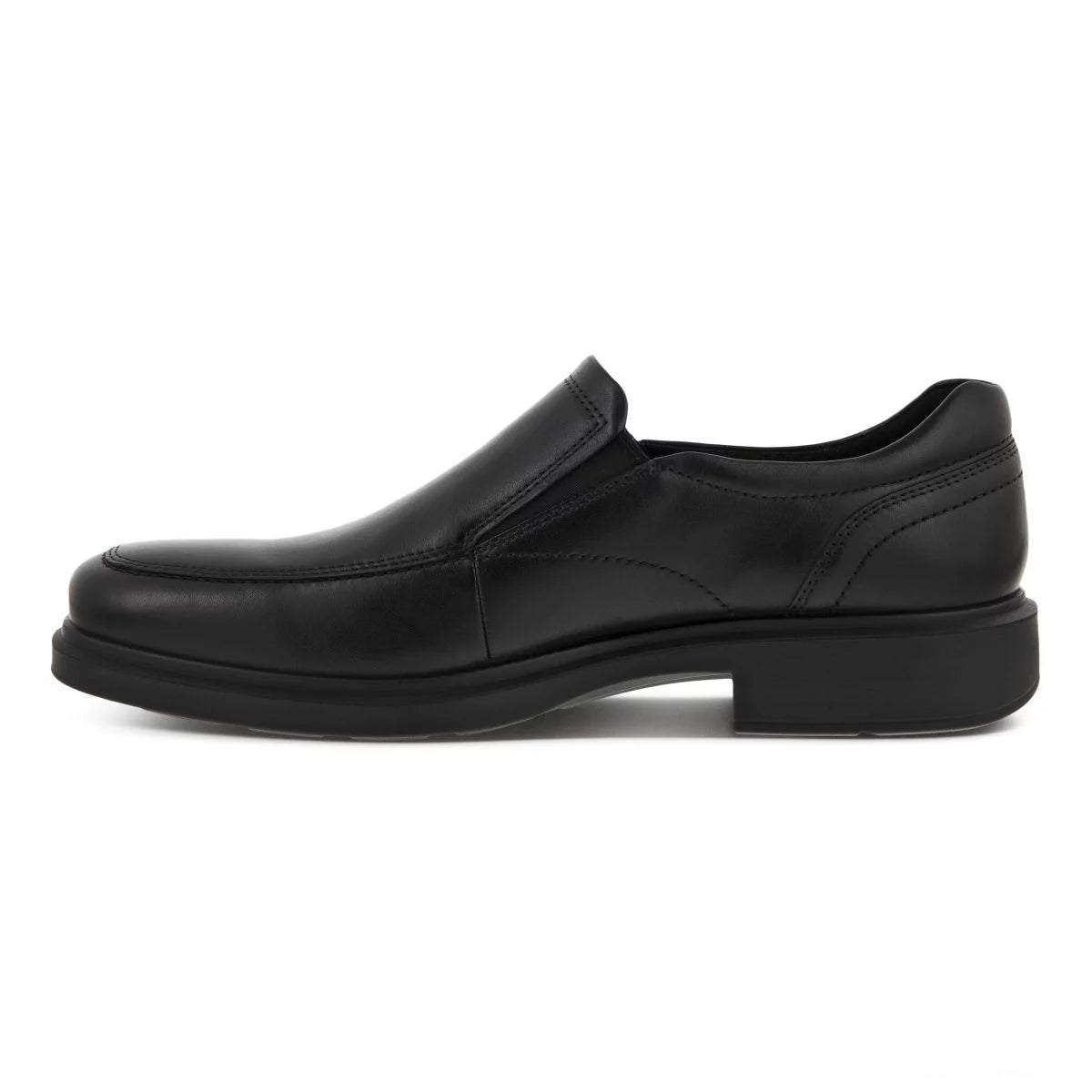 Black Leather Slip-on R849