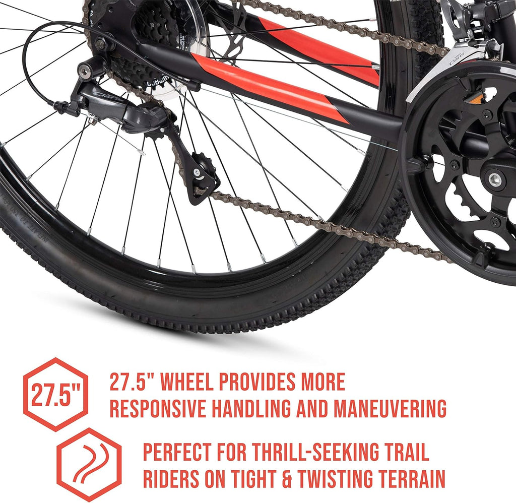 27.5" Gravel Bike with 19" Aluminum Frame, 16 Speed, Disc Brakes T922