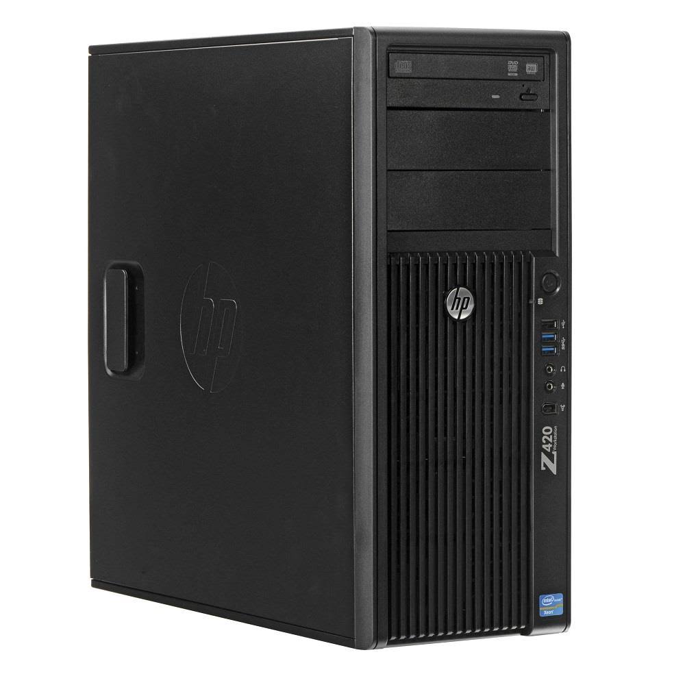 HP Z420 Workstation E5-2640 Six Core 2.5Ghz 64GB 256GB SSD Dual DVI Y37546