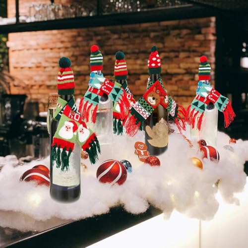 Christmas Wine Bottle Cover 6 Sets S53551
