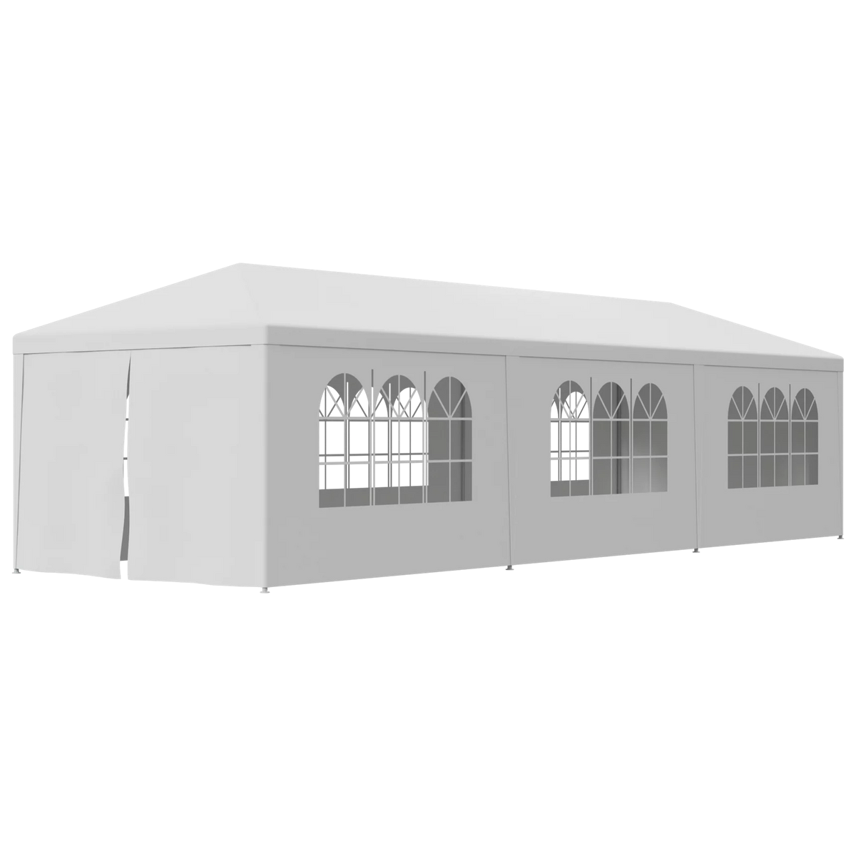 White 10 x 30' Canopy Tent V21139