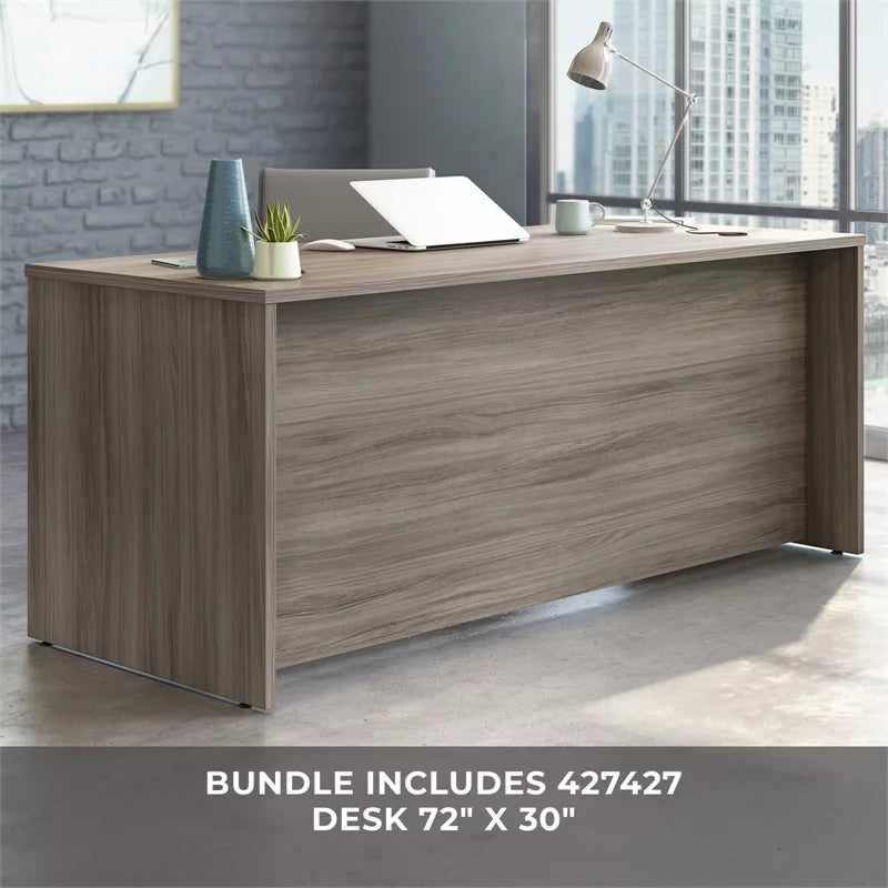 Engineered Wood Desk with Hutch U632571