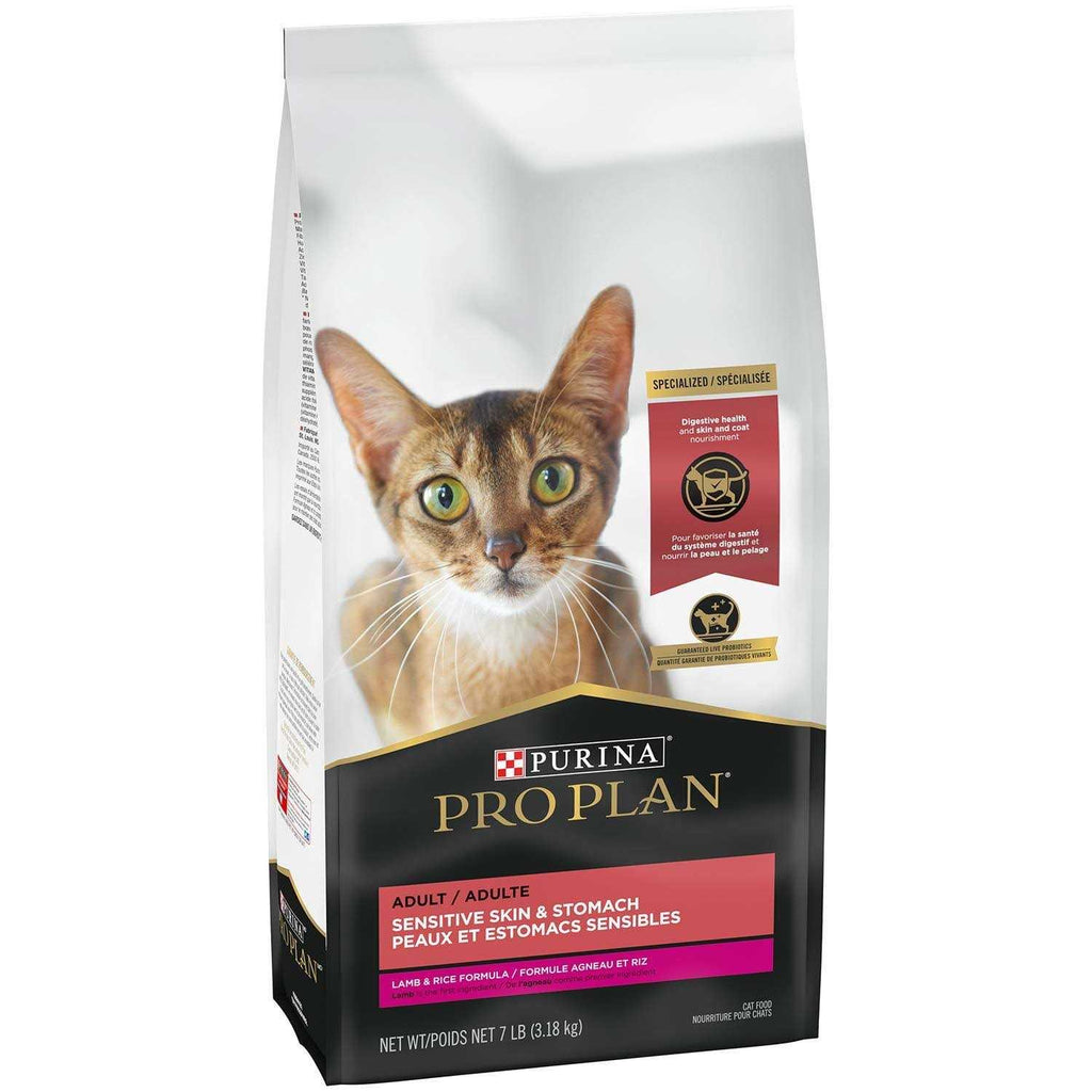 Sensitive Skin & Stomach Lamb & Rice Dry Cat Food G3640