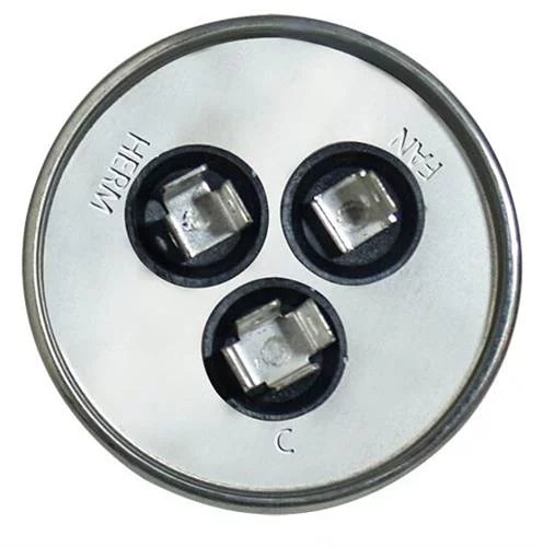 80/10 uF 370 VAC Dual Round Capacitor R6589