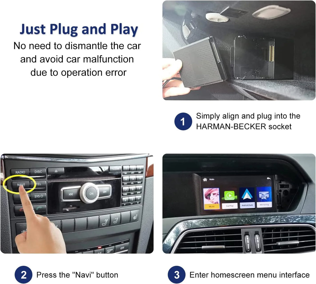 Wireless Carplay Compatible with Apple Carplay & Android Auto Z925