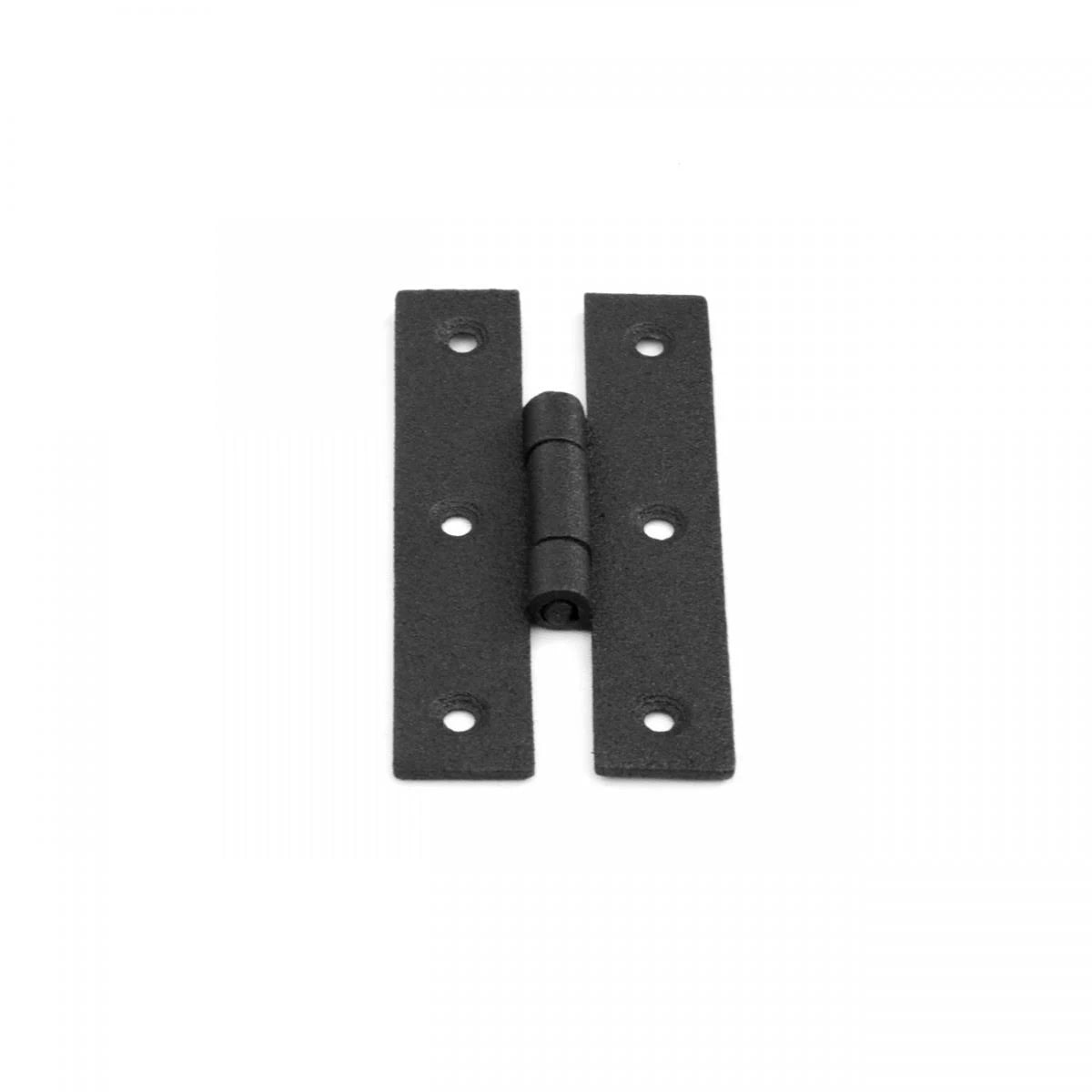 50 Cabinet Hinge Black Iron H Flush Z1631