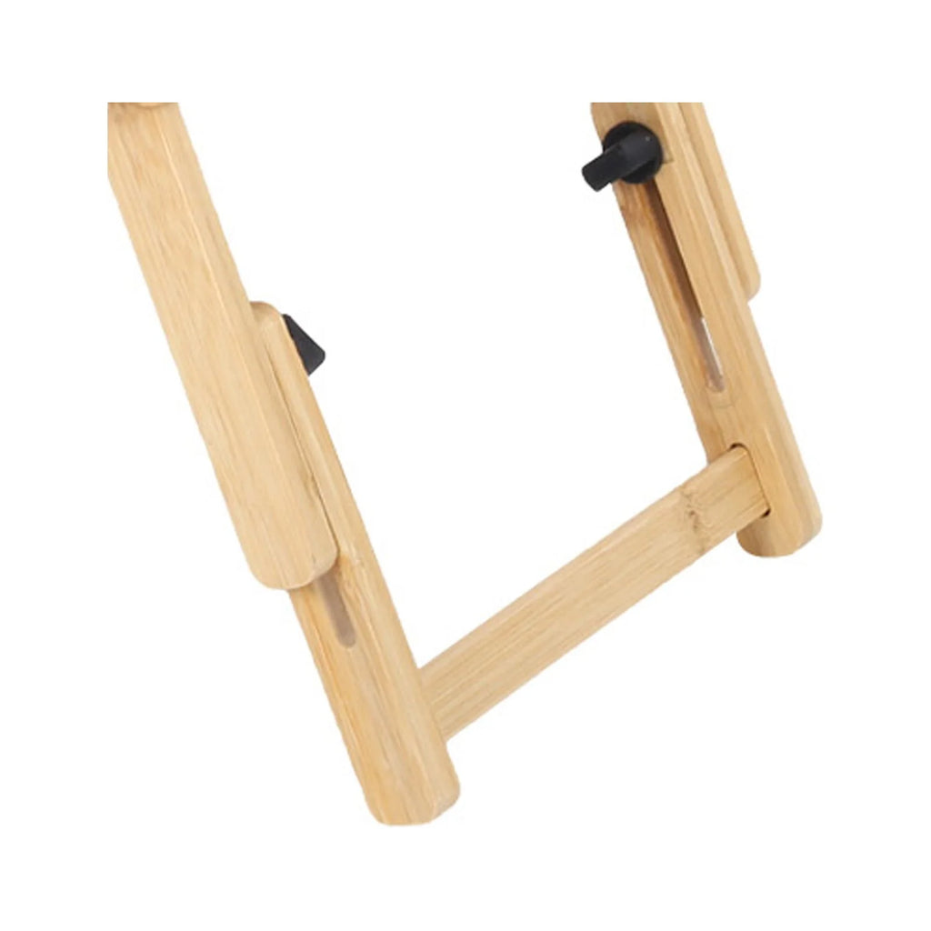 Bamboo Portable Laptop Desk with Tilt Top and Storage Drawer F872797