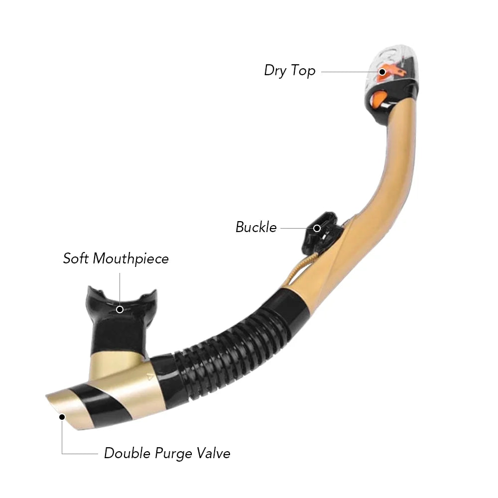 Leakproof Snorkel Set with Dry Snorkel Tube A910787