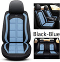 Black-Blue Waterproof Leather Car Seat Covers K150339