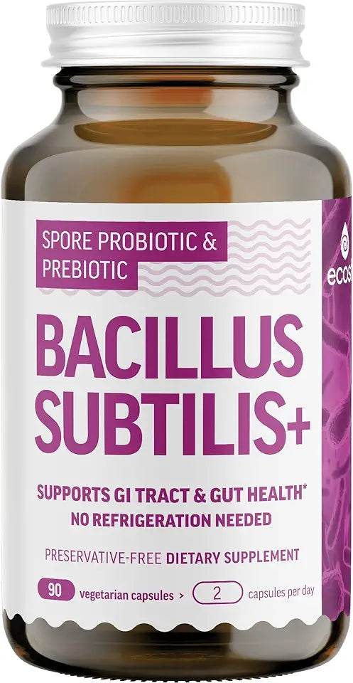 90 Vegetarian Capsules Bacillus Subtilis Spore Based Probiotic J932