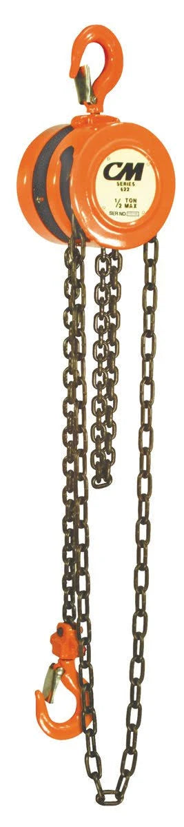 1-Ton Hand Chain Hoist, 30& Lift, Hook J45820