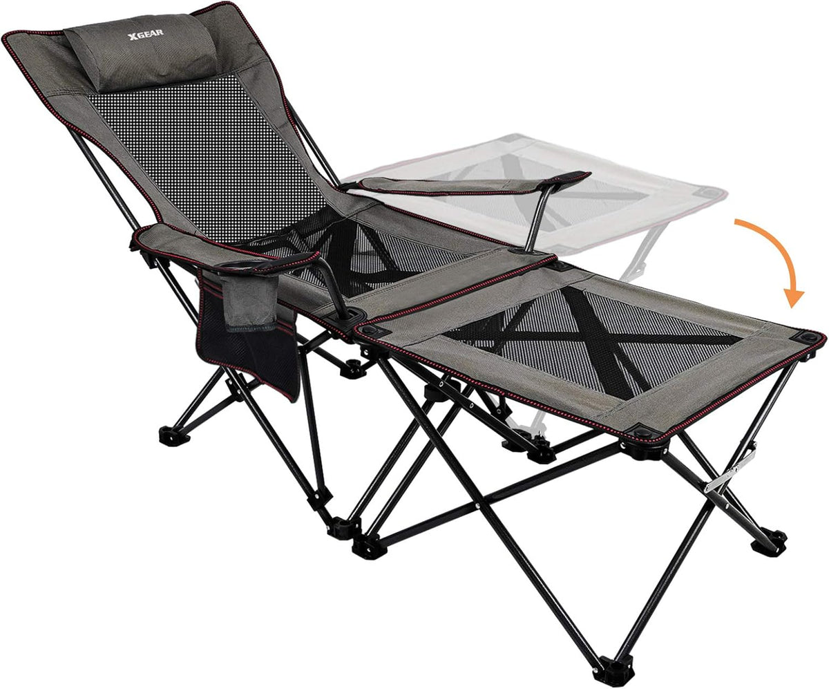 2 in 1 Folding Camping Chair with Detachable Table R47060