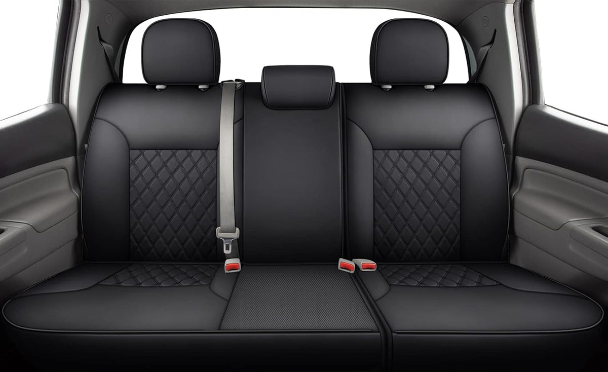 Blue Faux Leather Full-Set Seat Covers X8293