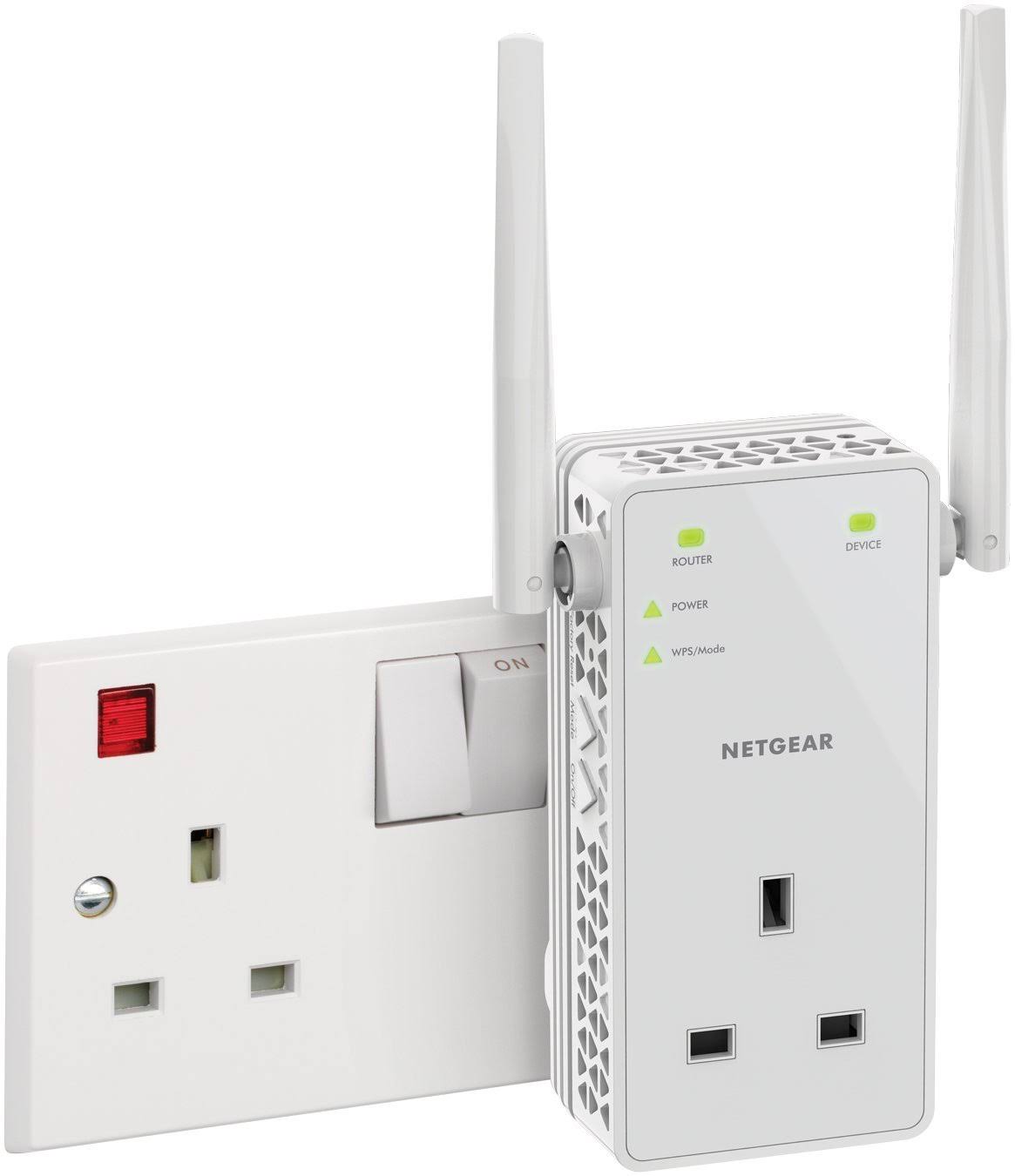 Ac1200 Wallplug Passthru Extender 1200 Mbps Wi-Fi Range B552478