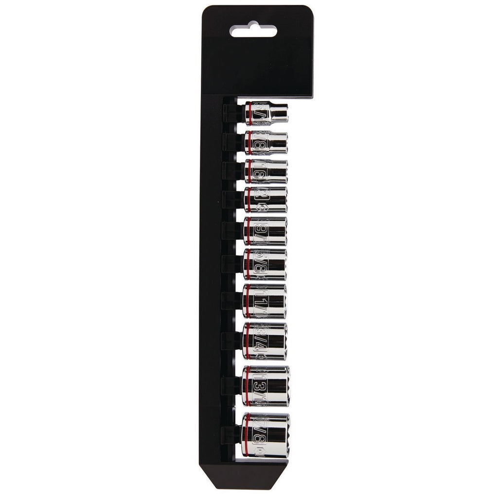3/8 in. Drive SAE Chrome Socket Set, 10-Piece K574994