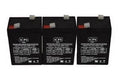 6V 4.5 Ah Medical Replacement Battery 3 Pack O6751