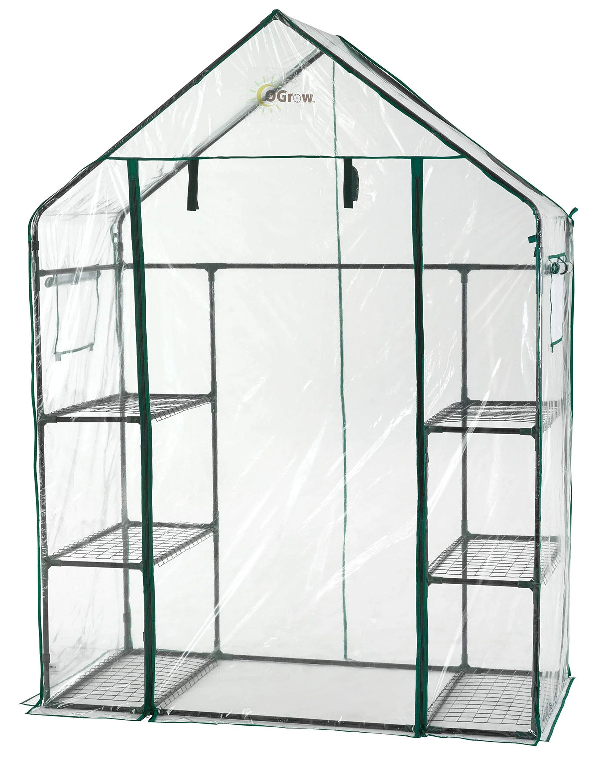 Walk-in Greenhouse with Plant Rack E5994