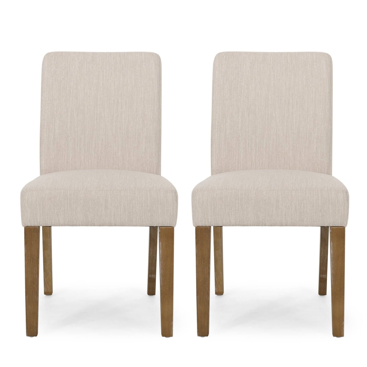Dark Brown Upholstered Dining Chair, Set of 2 Z102